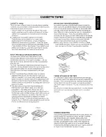 Preview for 21 page of Yamaha KX-W952 Owner'S Manual