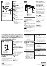 Preview for 2 page of Yamaha L-85S Assembly Instructions