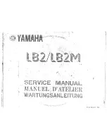 Yamaha LB2 1978 Service Manual предпросмотр