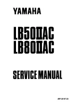 Предварительный просмотр 1 страницы Yamaha LB50IIAC Service Manual