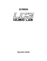 Yamaha LC3 Music lab Operation Manual предпросмотр