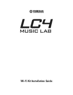 Yamaha LC4 Music Lab Installation Manual предпросмотр