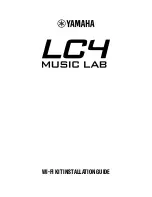 Предварительный просмотр 1 страницы Yamaha LC4 Installation Manual