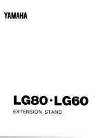 Yamaha LG-60 Manual preview