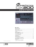 Yamaha Loopfactory DX200 Service Manual preview