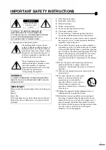 Предварительный просмотр 2 страницы Yamaha LPX-500 Owner'S Manual