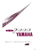 Yamaha LS2000 Owner'S Manual preview