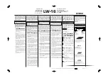 Yamaha LW-16 Assembling Instructions preview