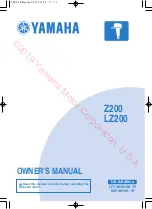 Preview for 1 page of Yamaha LZ200 Operator'S Manual