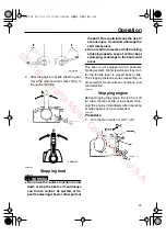 Preview for 65 page of Yamaha LZ200 Operator'S Manual