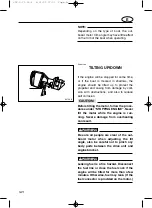 Предварительный просмотр 126 страницы Yamaha LZ250D Owner'S Manual