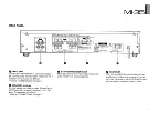 Preview for 5 page of Yamaha M-35 Owner'S Manual