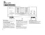 Preview for 6 page of Yamaha M-45 Owner'S Manual