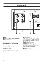 Предварительный просмотр 8 страницы Yamaha M-5000 Owner'S Manual