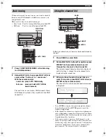 Preview for 29 page of Yamaha M170 Owner'S Manual