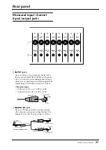 Preview for 28 page of Yamaha M2500 Owner'S Manual