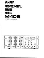 Yamaha M406 Owner'S Manual preview