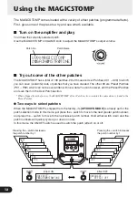 Preview for 12 page of Yamaha Magicstomp Effects Owner'S Manual