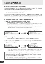 Preview for 16 page of Yamaha MAgicstomp Guitar Effects Professor Owner'S Manual