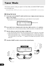 Preview for 20 page of Yamaha MAgicstomp Guitar Effects Professor Owner'S Manual