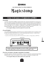 Предварительный просмотр 21 страницы Yamaha MagicStomp MK2 New Features Manual