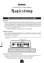 Предварительный просмотр 26 страницы Yamaha MagicStomp MK2 New Features Manual