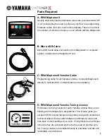 Preview for 2 page of Yamaha maptuner X Quick Step Manual