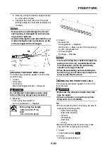 Предварительный просмотр 182 страницы Yamaha MBK X-MAX 300 2017 Service Manual