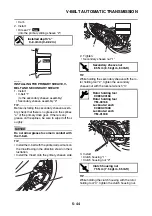 Предварительный просмотр 239 страницы Yamaha MBK X-MAX 300 2017 Service Manual