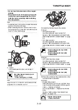 Предварительный просмотр 300 страницы Yamaha MBK X-MAX 300 2017 Service Manual