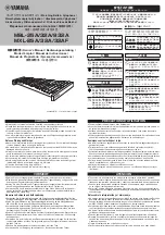 Yamaha MBL-25A Owner'S Manual preview