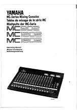 Yamaha MC1202 Operating Manual preview