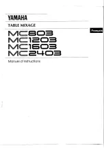 Preview for 16 page of Yamaha MC1203 Operation Manual