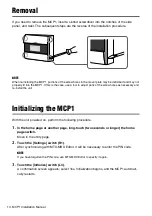 Предварительный просмотр 14 страницы Yamaha MCP1 Installation Manual