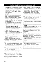 Предварительный просмотр 4 страницы Yamaha MCR-140 Owner'S Manual