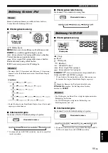 Предварительный просмотр 63 страницы Yamaha MCR-550 Owner'S Manual