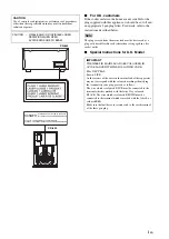 Предварительный просмотр 3 страницы Yamaha MCR-640 Owner'S Manual