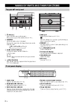 Preview for 4 page of Yamaha mcr-b020 Owner'S Manual