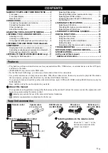 Предварительный просмотр 3 страницы Yamaha MCR-B043 Owner'S Manual