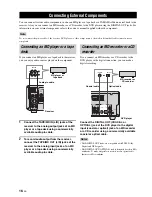 Preview for 20 page of Yamaha MCR E810SL - DVD Player / AV Receiver Owner'S Manual