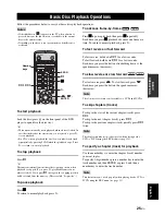 Preview for 29 page of Yamaha MCR E810SL - DVD Player / AV Receiver Owner'S Manual