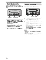 Preview for 42 page of Yamaha MCR E810SL - DVD Player / AV Receiver Owner'S Manual