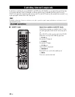 Предварительный просмотр 50 страницы Yamaha MCR E810SL - DVD Player / AV Receiver Owner'S Manual