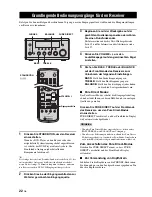 Предварительный просмотр 162 страницы Yamaha MCR E810SL - DVD Player / AV Receiver Owner'S Manual