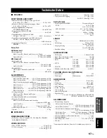 Preview for 207 page of Yamaha MCR E810SL - DVD Player / AV Receiver Owner'S Manual