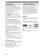 Предварительный просмотр 274 страницы Yamaha MCR E810SL - DVD Player / AV Receiver Owner'S Manual