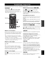 Preview for 437 page of Yamaha MCR E810SL - DVD Player / AV Receiver Owner'S Manual