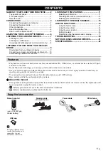 Preview for 3 page of Yamaha MCRB020BLK Owner'S Manual