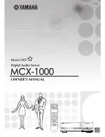 Предварительный просмотр 42 страницы Yamaha MCX 1000 - MusicCAST - Digital Audio Server Manual