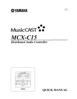 Предварительный просмотр 32 страницы Yamaha MCX-C15 - MusicCAST Network Audio Player Install Manual